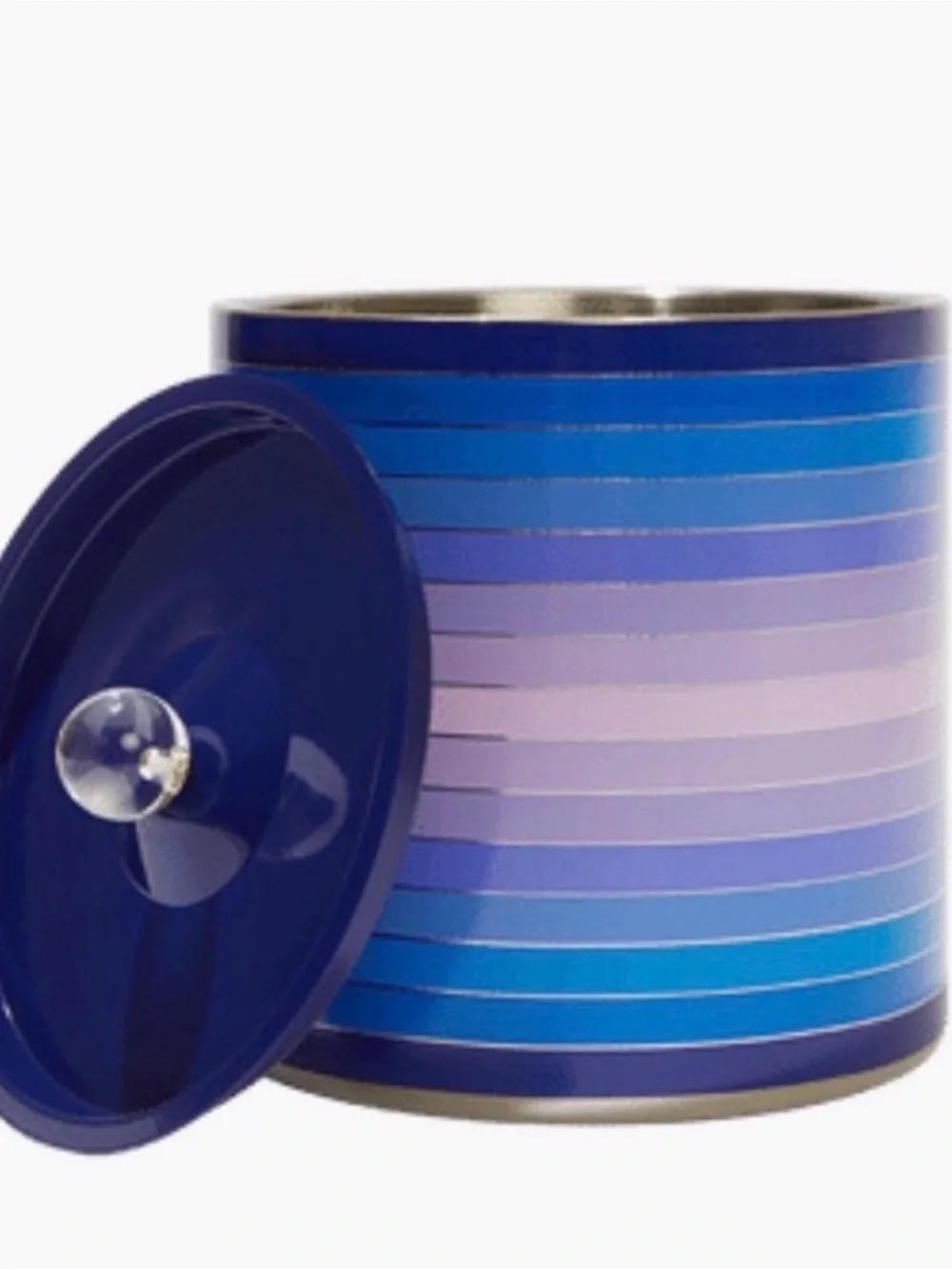 ✨ Jonathan Adler Scala Ice Bucket | Blue Ombré Double-Wall Stainless Steel | NIB